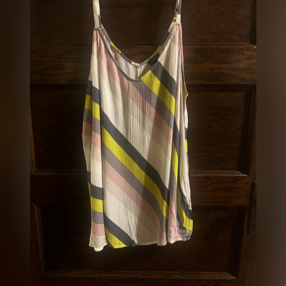 NWT Torrid Multicolor Striped Camisole, Size 14/16